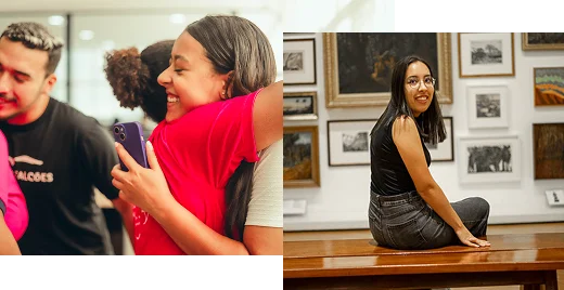 Bora voar com a gente?